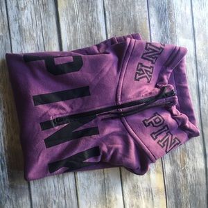 purple victorias secret pink sweater